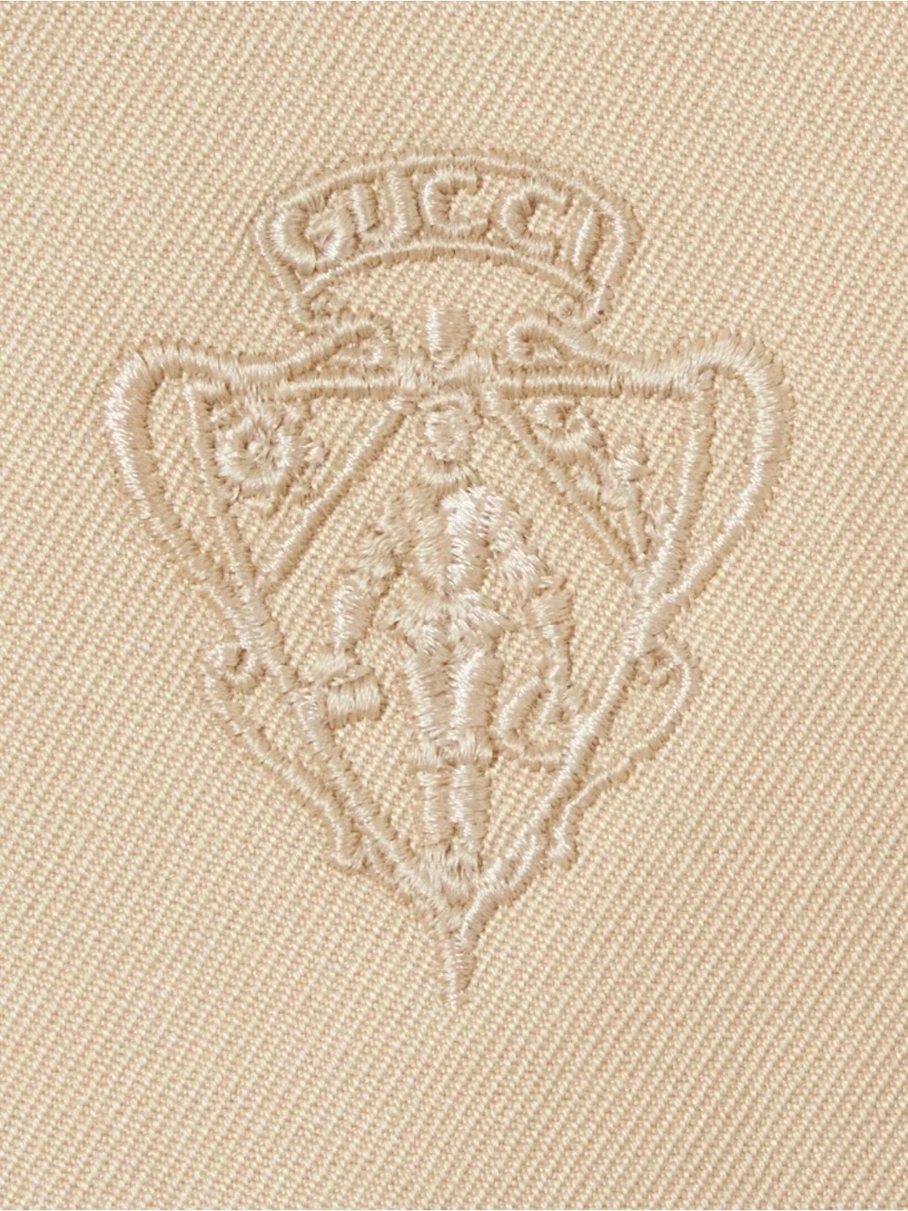 Gucci Beige Zip-Front Lightweight Jacket and pants set with Signature Web Trim